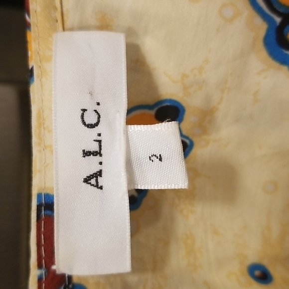 💕A.L.C.💕 Rylan Printed Puff Sleeve Top & Lucie Floral Maxi Skirt  ~ Apricot 2 - Picture 15 of 16